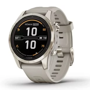 Garmin Fenix 7S PRO Sapphire 010-02776-15 Beżowy - Smartwatch - miniaturka - grafika 1