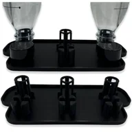 Akcesoria i części AGD - Ociekacz Na 3 Trzy Butelki Do Saturatora SODASTREAM Stojak Czarny - miniaturka - grafika 1