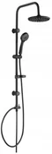 Zestawy prysznicowe - Kuchinox Kolumna natryskowa chrom/czarny CENTO  Kuchinox - miniaturka - grafika 1