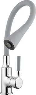Bateria INVENA POGO BZ-80-L05-L szary + chrom - Baterie kuchenne - miniaturka - grafika 3
