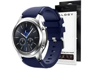 Akcesoria do smartwatchy - Alogy Pasek gumowy  soft do Amazfit Stratos 2 3 GTR 47mm 22mm) Granatowy - miniaturka - grafika 1