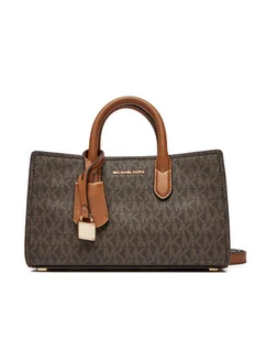 MICHAEL Michael Kors Torebka Scarlett XS 32F4GETC0B Brązowy - Torebki damskie - miniaturka - grafika 1
