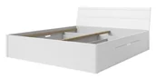 Łóżka - Łóżko Beta 51 160X200 Z Szufladami Biały - miniaturka - grafika 1