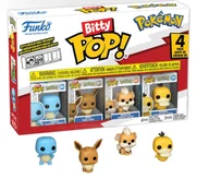 Figurki dla dzieci - funko pop! pokemon bitty pack 2.5cm squirtle eevee psyduck growlithe - miniaturka - grafika 1