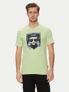 Blend T-Shirt 20717766 Zielony Regular Fit - Koszulki męskie - miniaturka - grafika 1