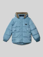 Kurtki i płaszcze dla chłopców - Kurtka pikowana o kroju regular fit z naszywką z logo - miniaturka - grafika 1