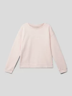 Bluzy dla dziewczynek - Bluza z nadrukiem z logo model ‘ROSE’ - grafika 1