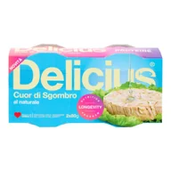 Konserwy i dania rybne - DELICIUS Filety z Makreli w sosie własnym 2x80 g - miniaturka - grafika 1