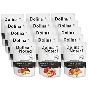 DOLINA NOTECI Danie Mix Smaków 15x100g-karma mokra dla psa - Mokra karma dla psów - miniaturka - grafika 1