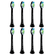 Philips Końcówki wymienne Sonicare Optimal Black HX 6068/13 - 8 sztuk