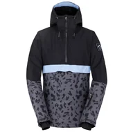 Kurtki i kamizelki sportowe damskie - Kurtka damska Dare 2b Snowburst Overhead Jacket Rozmiar: XS / Kolor: czarny/szary - miniaturka - grafika 1