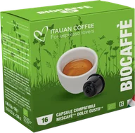 Kawa w kapsułkach i saszetkach - Bio 16 kapsułek do Dolce Gusto - miniaturka - grafika 1