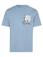 Koszulki męskie - Jack & Jones - T-shirt męski  JORJoshua, niebieski - miniaturka - grafika 1