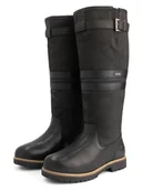 Kozaki damskie - TRAVELIN' Skórzane kozaki "Frederikstad" w kolorze czarnym - miniaturka - grafika 1