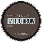 Pomada do brwi - Maybelline Tattoo Brow, pomada do brwi 005 Dark Brown, 3,5 ml - miniaturka - grafika 1