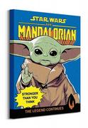 Obrazy i zdjęcia na płótnie - Star Wars The Mandalorian Stronger Than You Think - obraz na płótnie - miniaturka - grafika 1