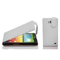Etui i futerały do telefonów - Flip Case Do LG L90 (1. SIM) Pokrowiec w BIAŁY MAGNEZOWY Obudowa Etui Case Cover Ochronny Cadorabo - miniaturka - grafika 1