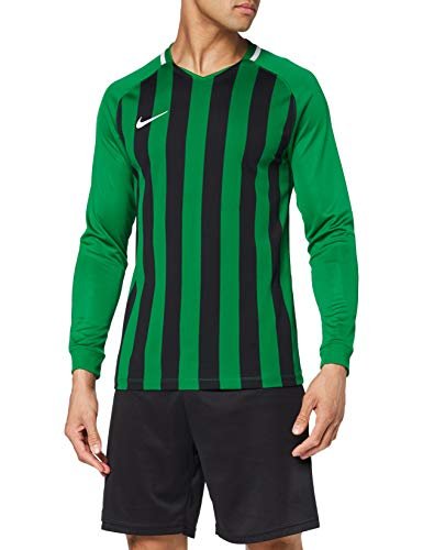 Nike męskie Striped Division III LS trykot, zielony, s 894087-302