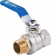 Zawory i kraniki - Perfexim Zawór kulowy wodny WZ DN25 rączka niebieska wzmocniony PHA-003 G1 WZ PN30 N DN25 [6/60] - miniaturka - grafika 1