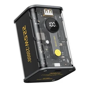 Powerbank WEKOME WP-337 Vanguard Series 20000 mAh 20W + 22.5W Czarny - Powerbanki - miniaturka - grafika 1