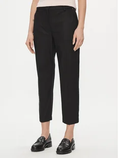 Tommy Hilfiger Chinosy WW0WW40504 Czarny Straight Fit - Spodnie damskie - miniaturka - grafika 1