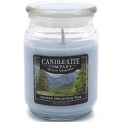 Świece - CANDLE-LITE Candle-Lite  świeca zapachowa w szkle, Hidden Mountain Pass 510 G, niebieski, 10 x 10 x 14.5 cm 4171361 - miniaturka - grafika 1