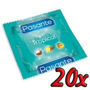 Prezerwatywy - Pasante Tropical Ananas 20 pack - miniaturka - grafika 1