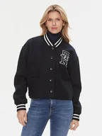 Kurtki damskie - Tommy Hilfiger Kurtka przejściowa Varsity WW0WW40251 Granatowy Relaxed Fit - miniaturka - grafika 1