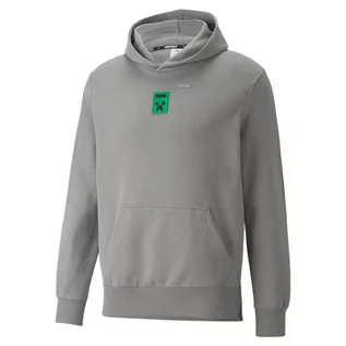 Bluzy sportowe męskie - Bluza dresowa męska Puma X MINECRAFT - grafika 1