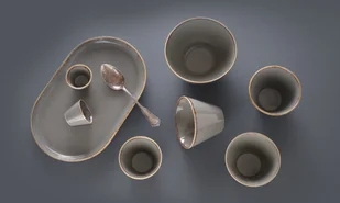 MLECZNIK STONE 150 ml PORCELANA SZARA - Mleczniki - miniaturka - grafika 3