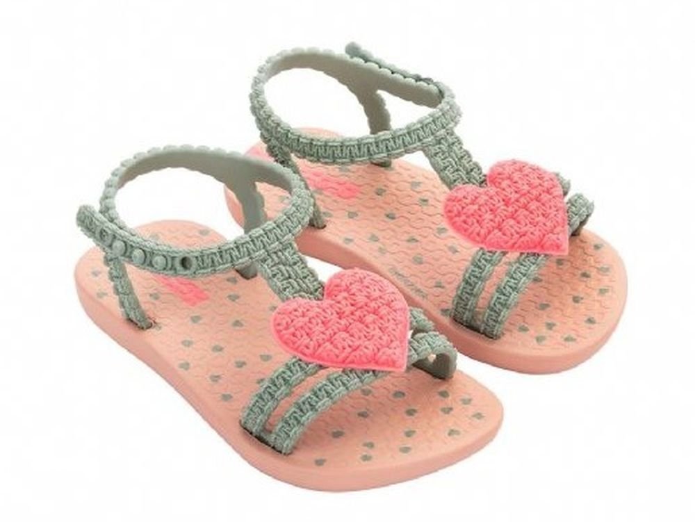 Ipanema IPANEMA SANDAŁY MY FIRST IPANEMA BABY BEIGE GREEN PINK 81997-AG198 24