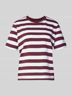 Koszulki i topy damskie - T-shirt o pudełkowym kroju z czystej bawełny model ‘ESSENTIAL’ - miniaturka - grafika 1