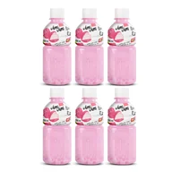 Soki i napoje niegazowane - Jumi Jumi Napój liczi z nata de coco Zestaw 6 x 320 ml - żywność - miniaturka - grafika 1
