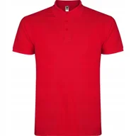 Koszulki męskie - Koszulka POLO Męska Bawełna PIQUE Roly STAR 6638 CZERWONA 2XL - miniaturka - grafika 1