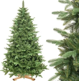Springos Choinka sztuczna 150 cm Premium Royal Trees świerk syberyjski z drewnianym stojakiem UNIWERSALNY - Dekoracje sali - miniaturka - grafika 1