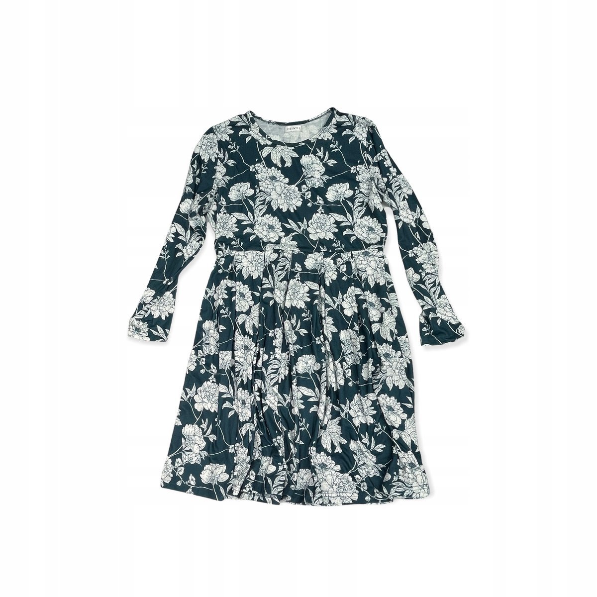 Sukienka damska rękaw kwiaty WEINTEE XL