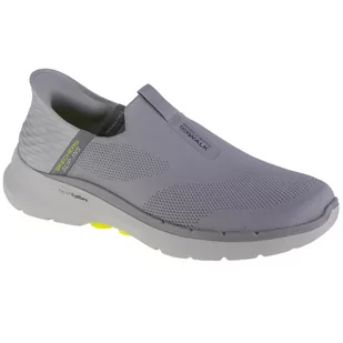 Buty do chodzenia męskie, Skechers Go Walk 6 - Easy On - Buty sportowe męskie - miniaturka - grafika 1