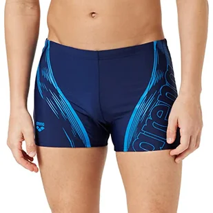 ARENA Męskie szorty do pływania Short Graphic Shorts, granatowe, 52 męskie, niebieski morski - Spodenki damskie - miniaturka - grafika 1