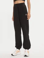 Spodnie sportowe damskie - adidas Spodnie dresowe Essentials Fleece IY9637 Czarny Loose Fit - miniaturka - grafika 1