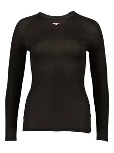 Mizuno Koszulka funkcyjna "MidActive Crew" w kolorze czarnym - Koszulki sportowe damskie - miniaturka - grafika 1