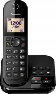 Panasonic KX-TGC420GB czarny - Telefony stacjonarne - miniaturka - grafika 1