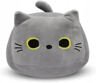 Maskotki i pluszaki - MIĘKKI OKRĄGŁY KOTEK PODUSZKA MASKOTKA PLUSZAK DLA DZIECI ROZMIAR M 30 cm - miniaturka - grafika 1