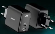 Ładowarki do telefonów - PA-B4S Omnia GaN ładowarka sieciowa 2xUSB C Power Delivery 3.0 65W (45W + 20W) PPS - miniaturka - grafika 1