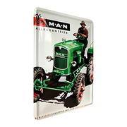 Dekoracje domu - Art Nostalgic 16223 Man Traktor świeci N pocztówka blaszana, 10 x 14 cm 16223 - miniaturka - grafika 1