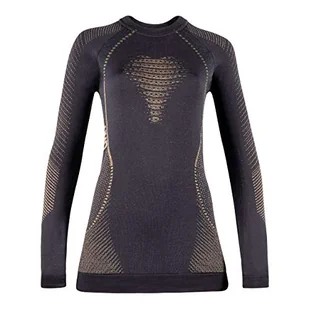 UYN UYN Damska koszulka 2.0 Uw Lg_sl.round Neck Shirt Bielizna czarny Celebrity Gold S-M U100229 - Koszulki i topy damskie - miniaturka - grafika 1