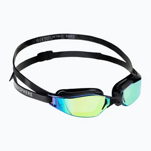 Okulary do pływania Aquasphere Xceed black/black/mirror yellow EP3200101LMY - Maski do nurkowania - miniaturka - grafika 1