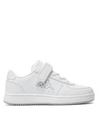 Buty dla dziewczynek - Kappa Sneakersy Logo Malone Ev Kid 36185LW Biały - miniaturka - grafika 1