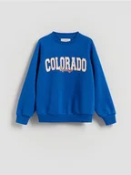 Bluzy dla chłopców - Reserved - Bluza z napisami - jasnoniebieski - miniaturka - grafika 1