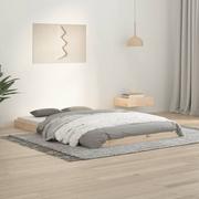 Łóżka - Lumarko Rama łóżka, 120x190 cm, lita sosna, podwójna - miniaturka - grafika 1