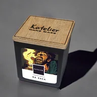 Świece - Świeca sojowa - Na Kaca - 250 ml - Ukojenie Kacowe - Zapach cytryna, mięta i zielona herbata - Płomień bez cenzury - miniaturka - grafika 1